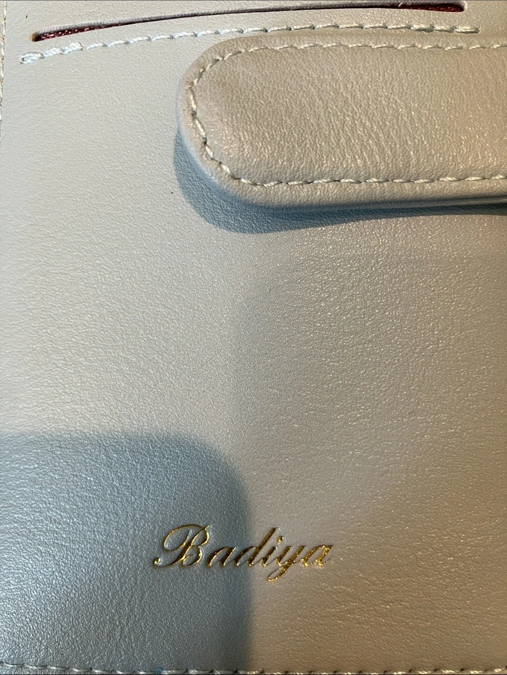 Badiya Light Blue rfid Wallet Case
